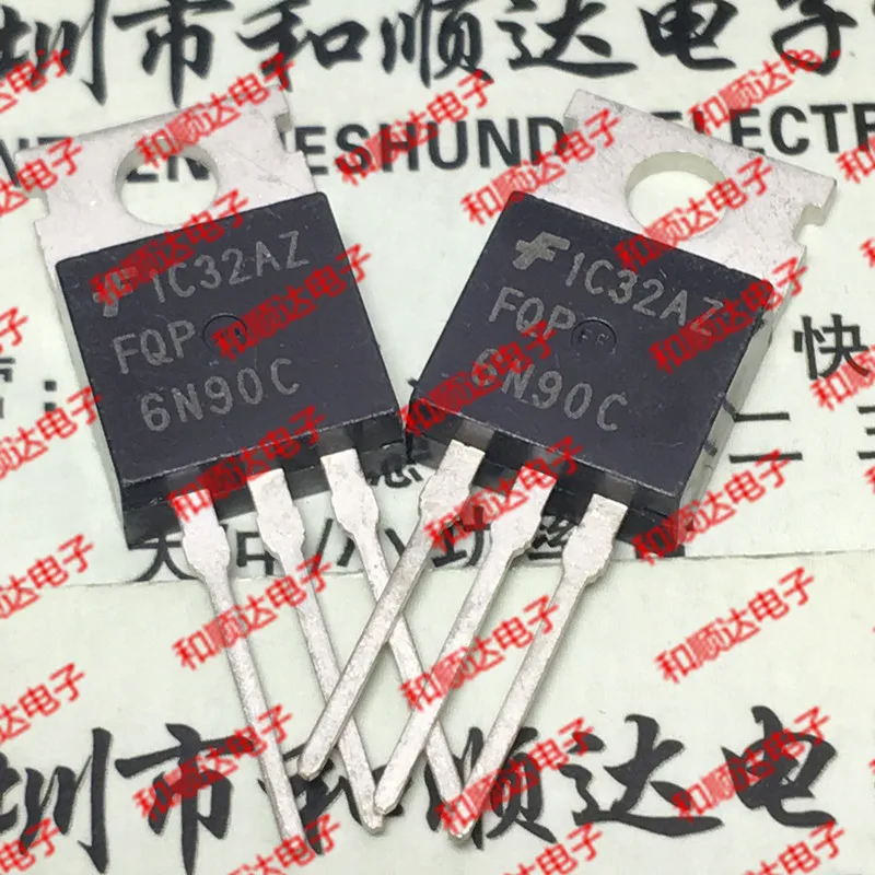 /5 шт/FQP6N90C TO-220
