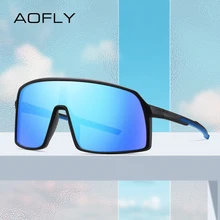 AOFLY 2022 nowe ponadgabarytowe okulary mężczyźni duże oprawki okularów gogle odporne na wiatr panie sportowe okulary stylowe akcesoria optyczne UV400 tanie i dobre opinie CN (pochodzenie) WOMEN SHIELD Adult Z OCTANU polaryzacyjne MIRROR Przeciwodblaskowe 55mm AF8501 57mm