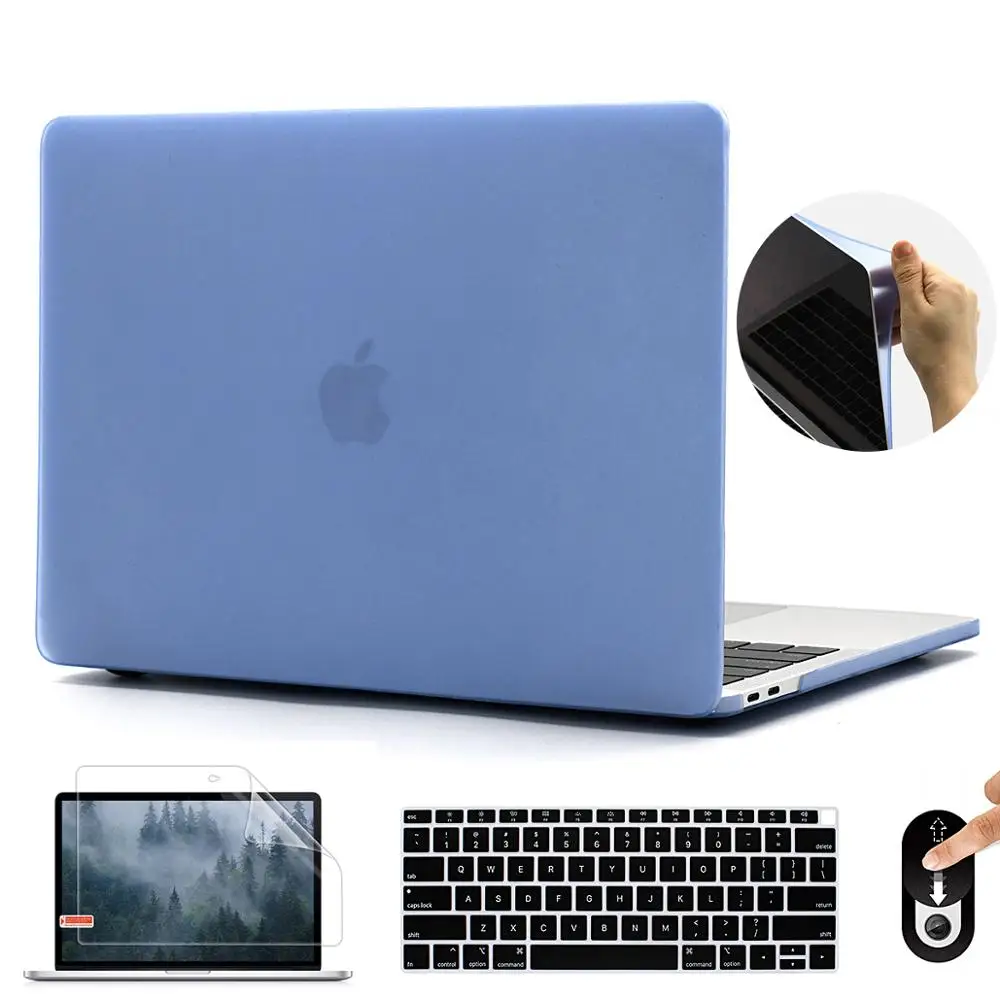 Soft Plastic Case Shell Cover for MacBook Pro 13 16 inch A2338 A2289 Matte Laptop Case for 2020