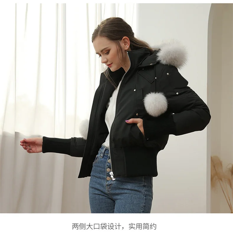 long down coat Scissor hand down jacket women's 2020 new style pie overcome short slim fit small jacket Baseball Jacket cotton winter jacket Down Coats