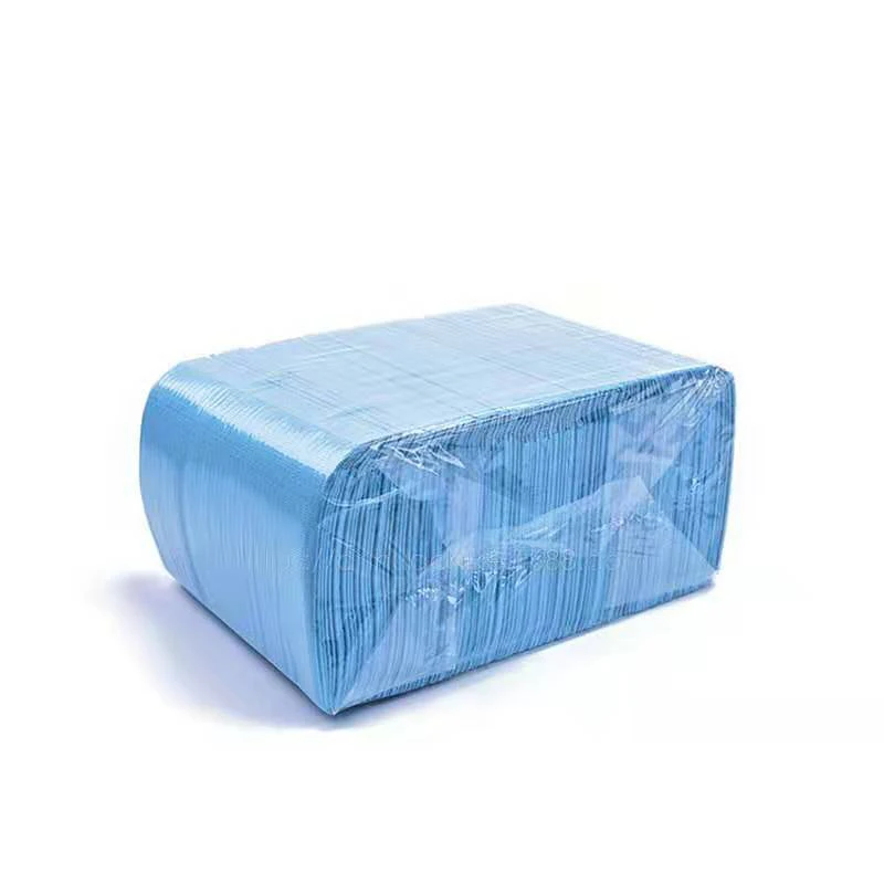 125 шт./пакет стоматолог гигиены медицинский бумажный шарф салфетка для тату одноразовые водонепроницаемые шарф шейный платок стоматологический Материал - Цвет: 125 pcs blue