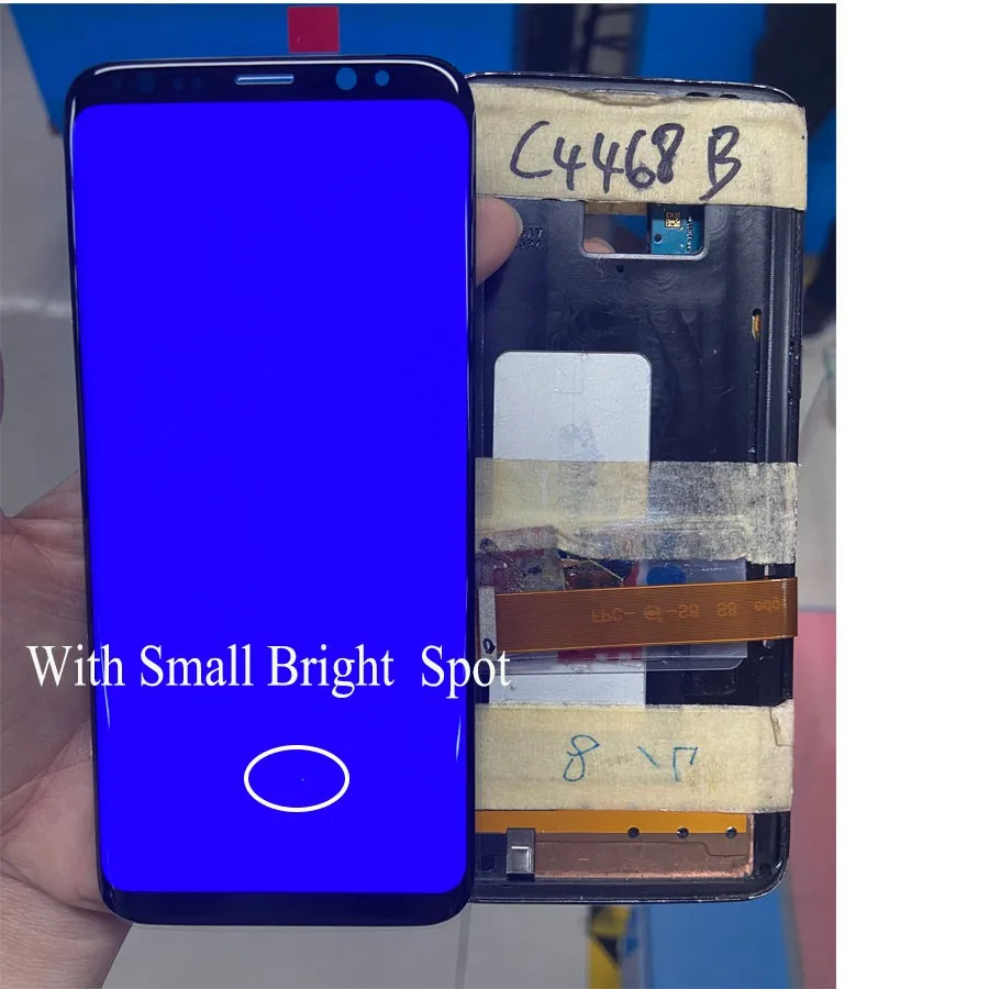 

For Samsung S8 LCD Repair Edge screen Separete Glass Practice G950F Lcd For samsung S8 G950 LCD Broke Glass Dot screen with spot