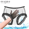CHAOZHU Full Transparent  Black White Sexy Lady Summer Thin Breathable Quick Dry Mesh Lace Panties Underwear Brief Female ► Photo 2/6