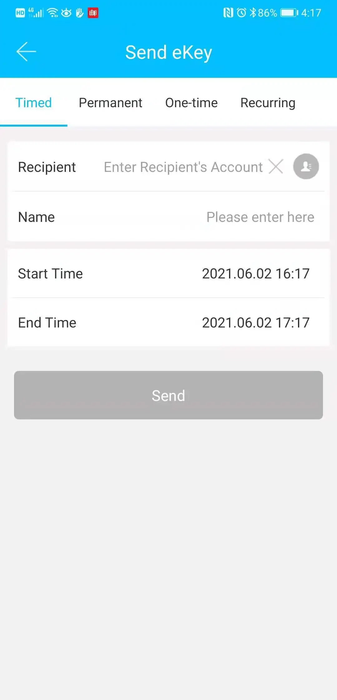 TTLock/tuya APP Smart Fingerprint Lock password code Door Lock Bluetooth Biometr