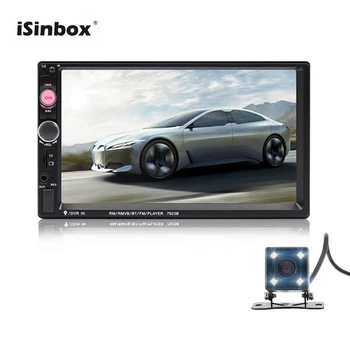 

ISINBOX Radio 2 Din Car Radio Multimedia Player Autoradio 2din Bluetooth Radio Coche Reversing Camera Car Audio Stereo FM AUX