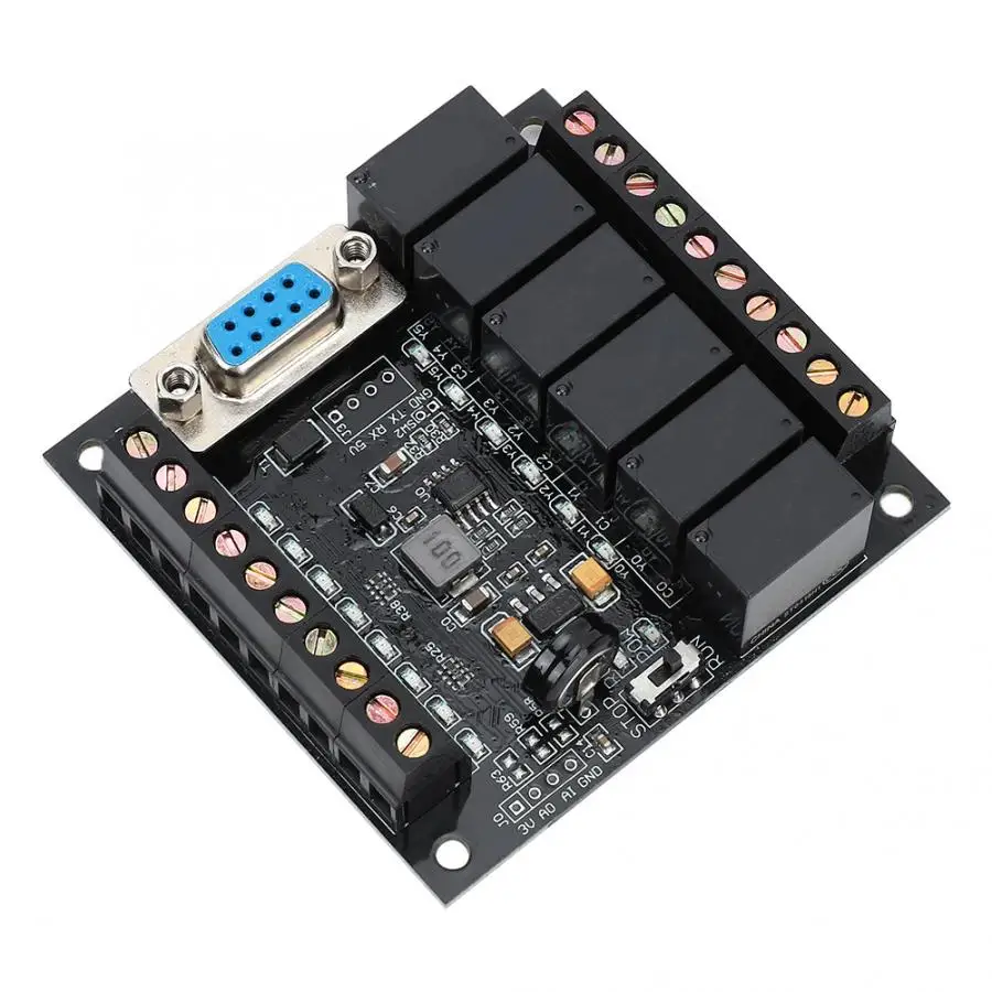 DC10-28V PLC релейный производственный программируемый пульт управления FX1N-14MR релейный контрольный модуль