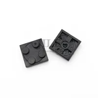 20pcs Moc Building Blocks Turntable 2x2 Plate Base with Top 3680 3679 DIY Creative Bricks Classic Compatible Assembles Parts 2