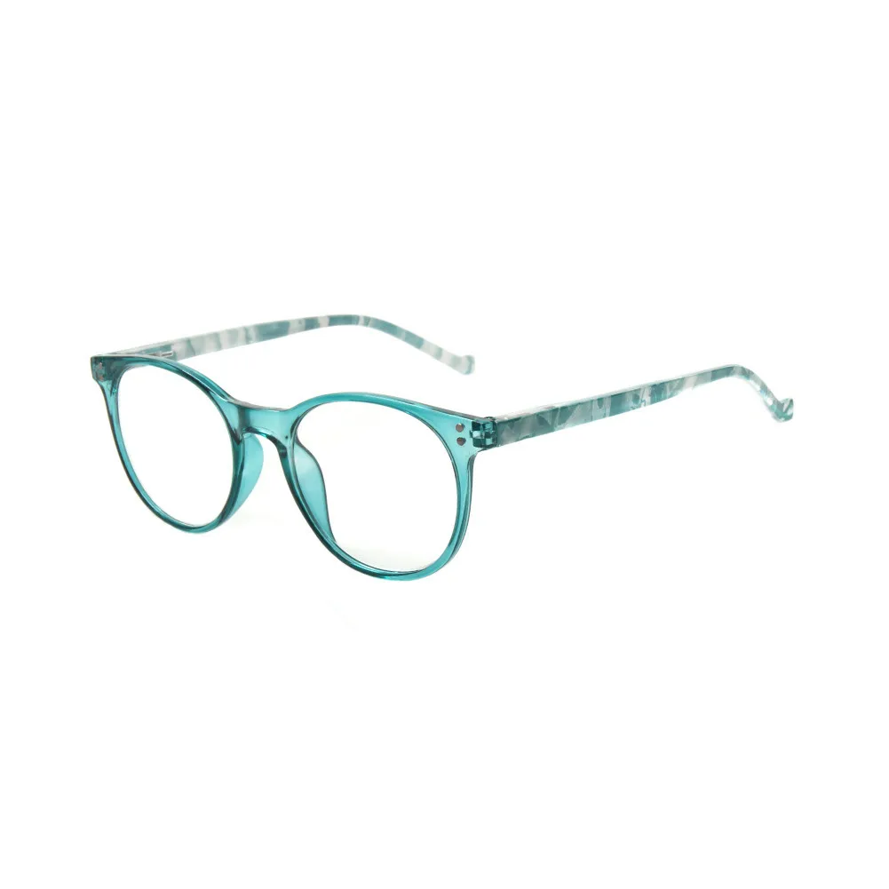 

Spring Hinge Fashion Round Reading Glasses Available Multi-color Optional Reader for Men and Women Frame Material Lenses Color