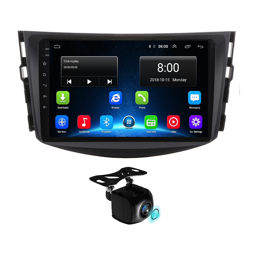 Android 9 1 IPS автомобильное радио GPS для Toyota RAV 4 2006 2012 головное устройство сенсорная