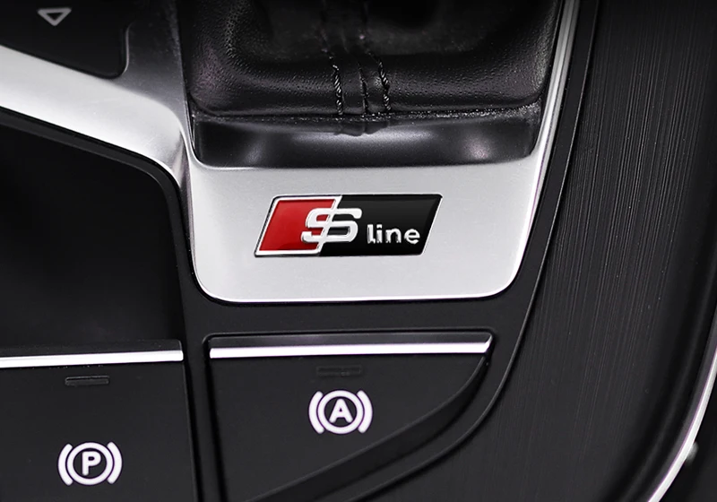 Наклейки на руль автомобиля с логотипом RS наклейки для Audi Quattro A4 A3 A6 A5 Q5 Q7 Q3 A1 TT RS3 RS4