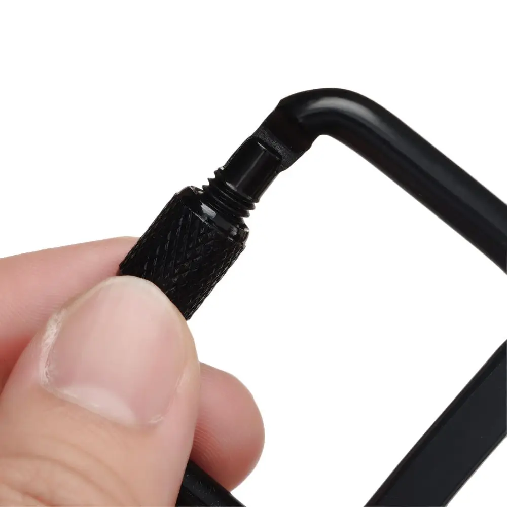 Triangle/Square Carabiner Outdoor Camping Hiking Keychain Snap Clip Hook Kettle Buckle Carabiner Outdoor Sports Accessories