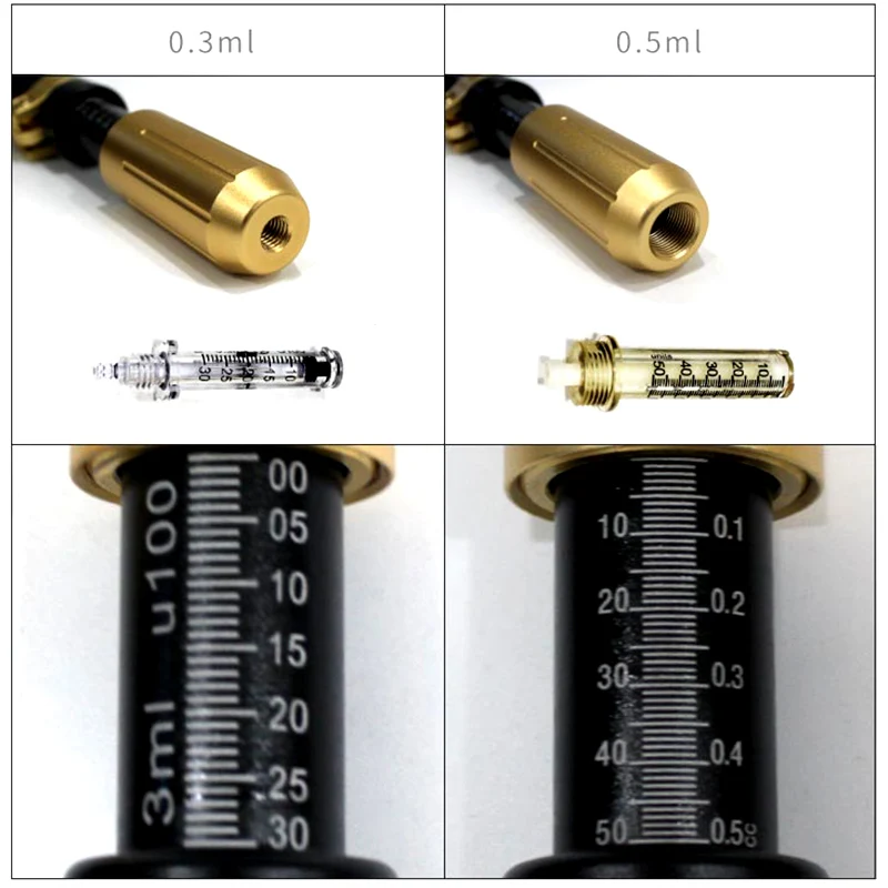 

0.5ML 0.3ML Hyaluronic Pen Atomizer Hyaluronic Acid pen lip Injection Gun Wrinkle Removal Lifting Lip Filler injector hialuron