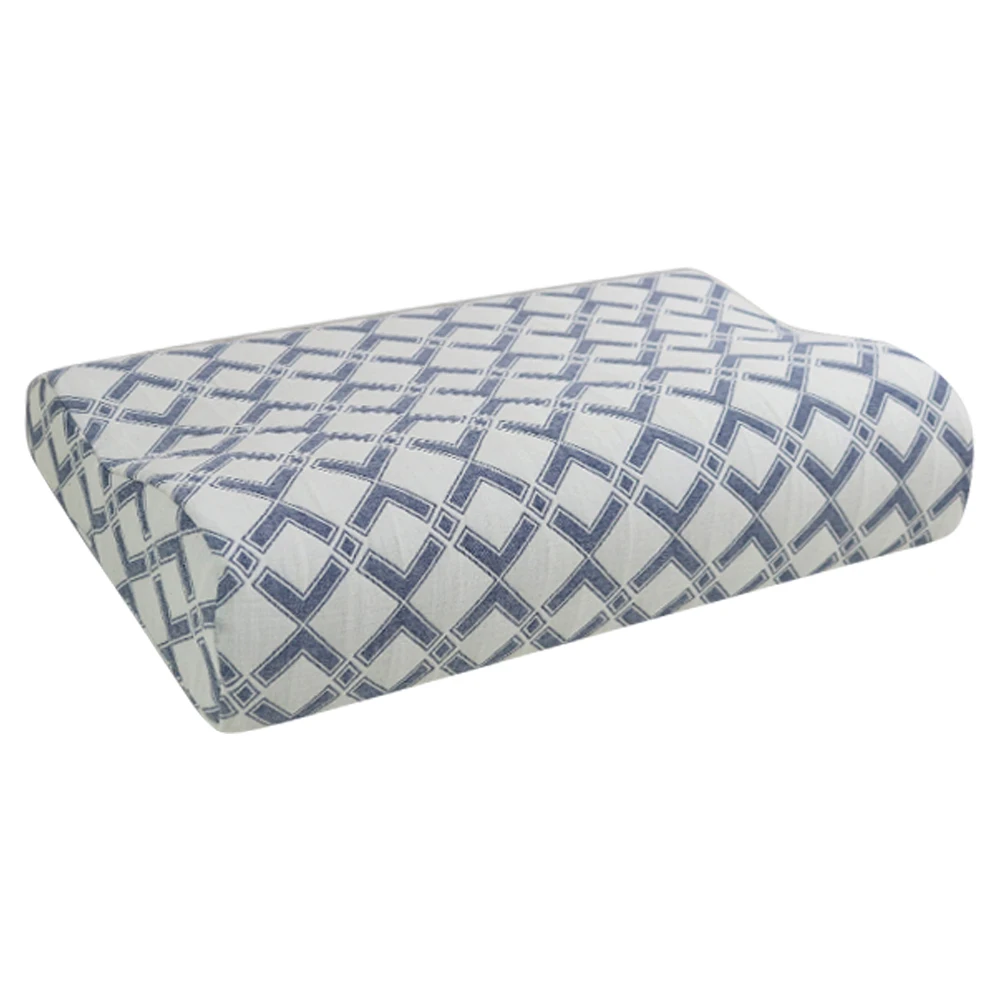 C Подушка из пены с эффектом памяти, медленная волнообразная, с принтом, для поддержки шеи, домашний декор для постельных принадлежностей, 50x30 см, 1 шт - Цвет: C