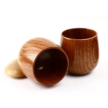 4 шт деревянная чашка первобытная ручная работа натуральная ель деревянная чашка для завтрака пива молока посуда для напитков зеленый чай чашка бутылка для воды