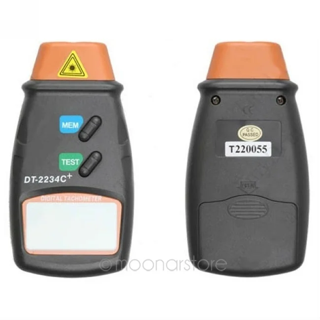 1PC Non Contact Tach Tool Handheld Digital Laser Photo Tachometer Tester RPM Motors High Quality #