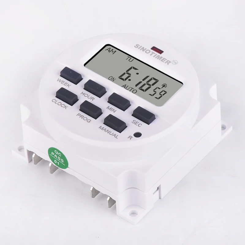 TM618SH 1 Second Interval 5V 12V 24V 110V 220V Digital LCD Timer Switch 7 Days Weekly Programmable Time Relay With Countdown 4