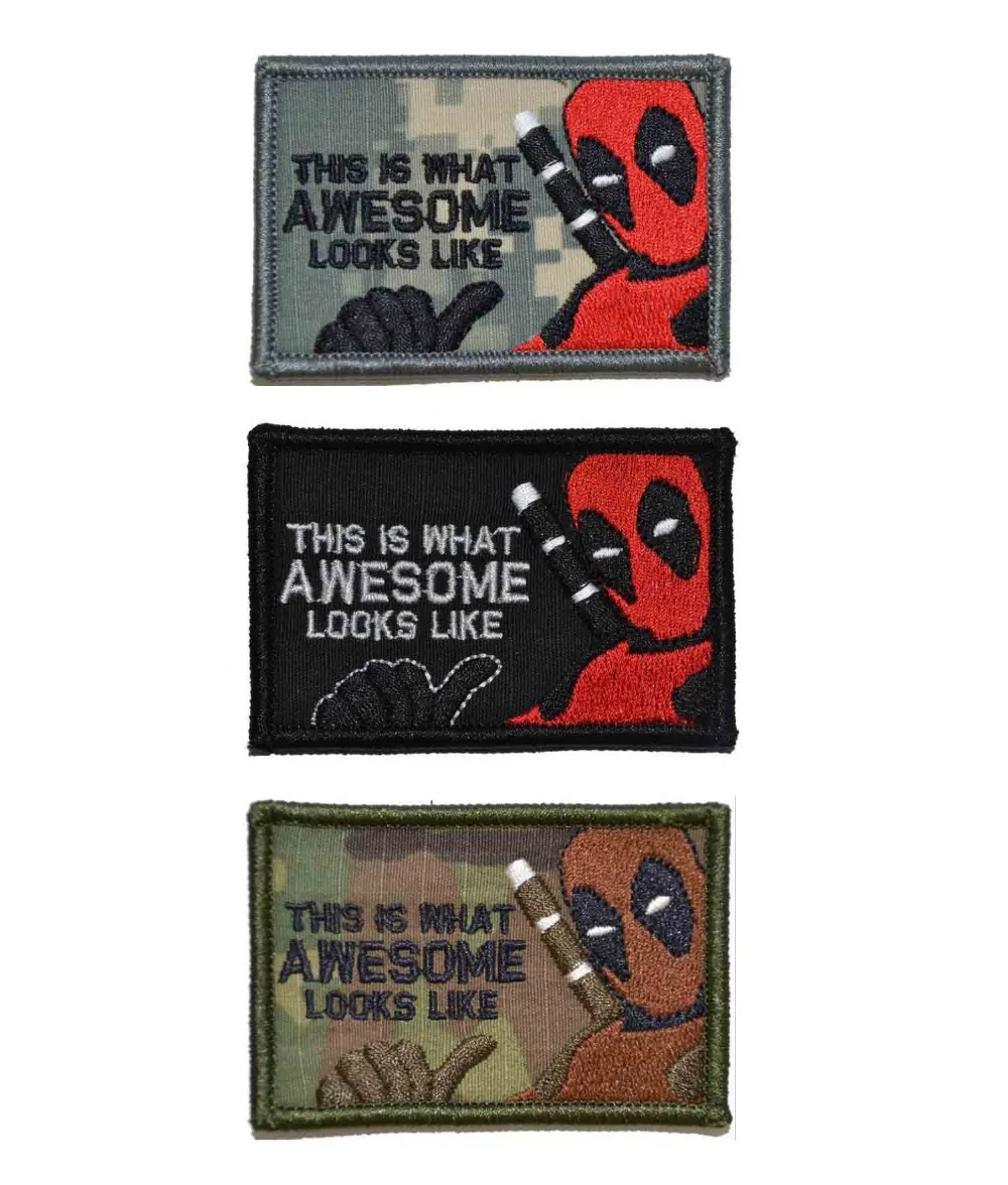 Deadpool это то что Потрясающе выглядит как нашивка военные нашивки США значки cosplay