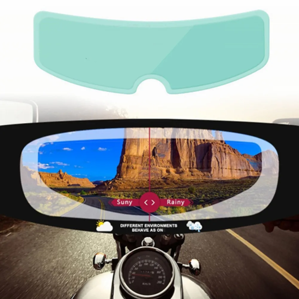 

Anti-Fog Stickers Motorcycle Universal Optional Rainproof Film Anti Rain Clear Patch Screen Helmets