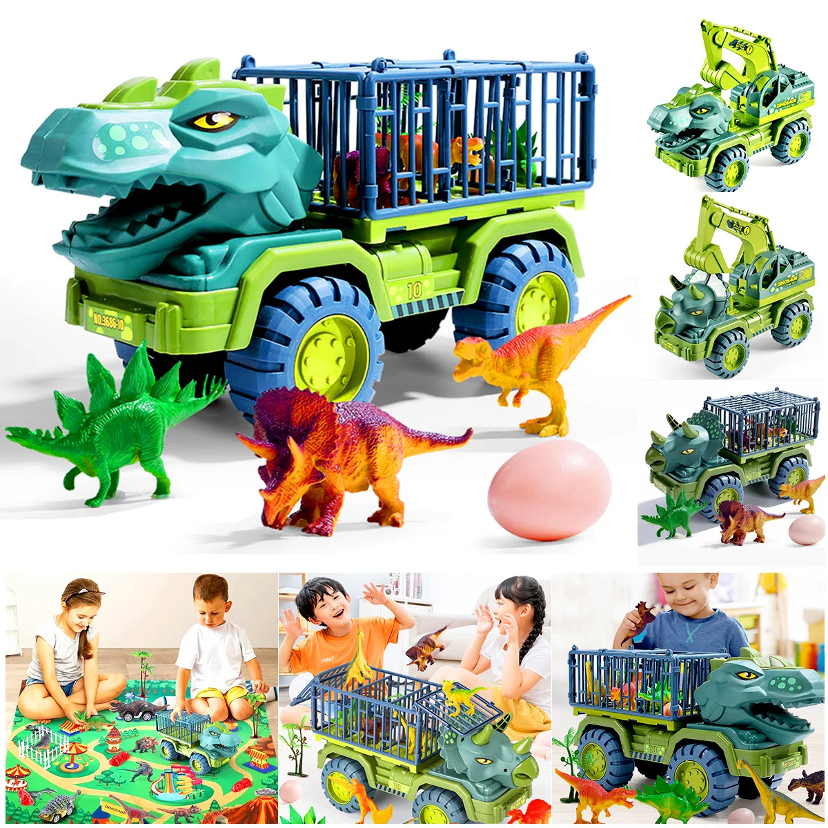 Caminhão De Brinquedo De Plataforma Transporta Um Dinossauro. Conceito De  Entrega E Transporte Globais De Carga Em Excesso. Pastel Foto de Stock -  Imagem de dinossauro, entrega: 223810018