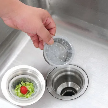 

T2527 kitchen supplies sink residue garbage bag anti-clogging vegetable basin baffle pool filter water cut bag