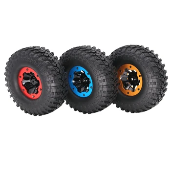 

1.9-Inch Stainless Steel Wheel Hub RC Remote Control Car Off Road Vehicle Inflatable Rubber Tire for SCX10 TRX4