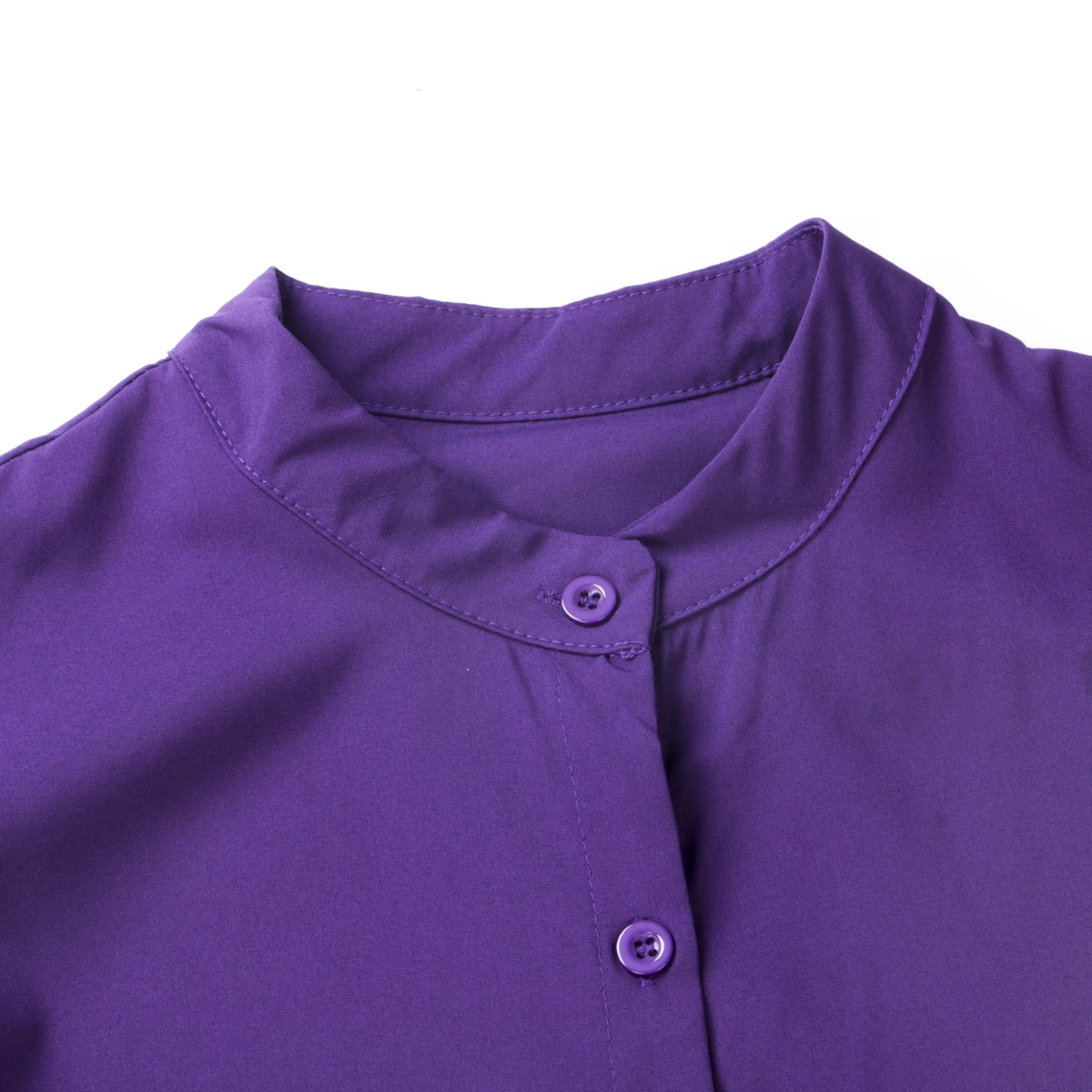 Новое поступление, женские блузки с v-образным вырезом, фатиновая плиссированная рубашка с длинным рукавом с буфами, однотонные женские рубашки, универсальные осенние женские топы