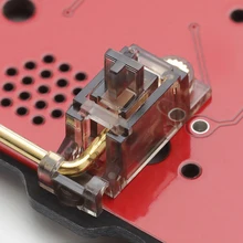 Parafuso chapeado ouro transparente do pwb no estabilizador para o teclado mecânico feito sob encomenda gh60 xd64 xd84 6.25x 2x xd96 xd87