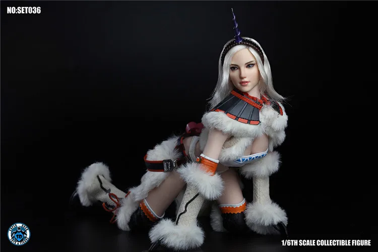 1:6 масштаб Женская фигурка кукла Охотница с бесшовным телом 1" фигурка Кукла коллекционная пластиковая модель игрушки без коробки