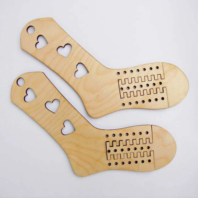 2 Pieces Wooden Sock Blocker & Stretchers for Stocking Display - Handmade  Knitting Mold for Handcrafted Gifts - AliExpress