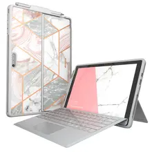 For Microsoft Surface Pro 7 Case/Pro 6 Case i-Blason Cosmo Slim Protective Bumper Cover WITH Pen Holder,Compatible With Keyboard