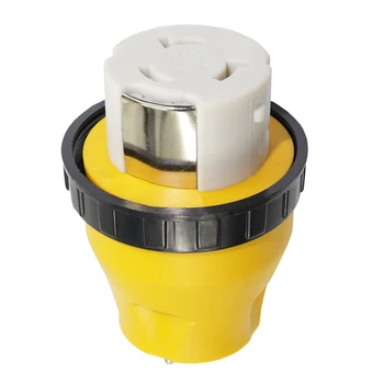 

RV Electrical Adapter Plug 15 AMP Male to 50 AMP Female - for Motorhome