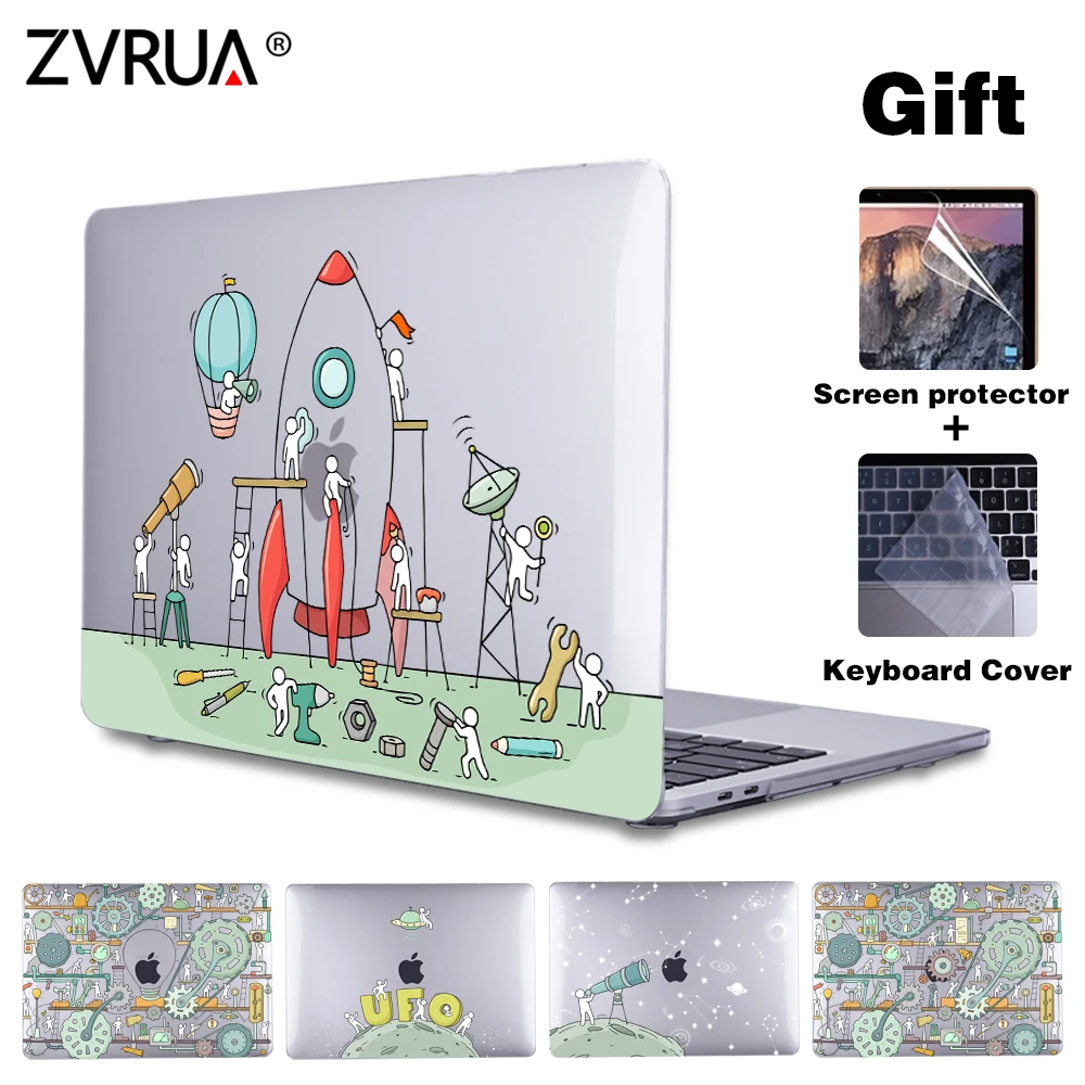 3D Industria Elite Di Caso Per Macbook Air 13 A2681 A2337 A2179 A2338 2020 M1 M2 Chip Pro 15 16 A2141 A2289 2021 Ultima Versione