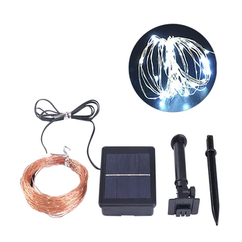 

22M LED Solar String Lamp Fairy Light Christmas Light Copper Wire Home Garden Wedding Party Decor Lamp Garland Street Lights