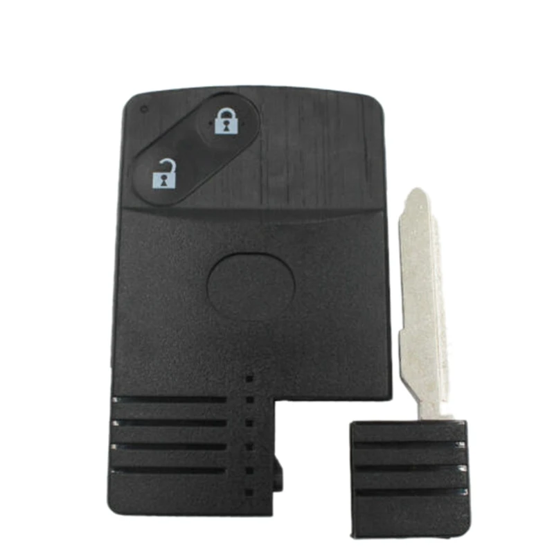 2 Button Smart Card Remote Key Shell Case Mazda 5 6 CX-7 CX-9 RX8 Miata key case car key shell key cover folding car key shell fob cover