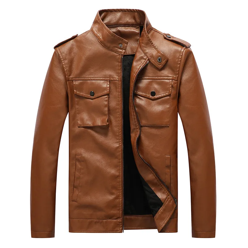 Зимняя мужская одежда chaqueta hombre новые мужские кожаные куртки осень повседневная