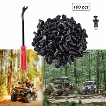 Заклепки KEMiMOTO Renegade 100 в упаковке UTV для Can Am Maverick Commander Outlander для John Deere Gator TX для Husqvarna HUV 4421 Заклепки KEMiMOTO Renegade 100 в упаковке UTV для Can Am Maverick Commander Outlander для John Deere Gator TX для Husqvarna HUV 4421