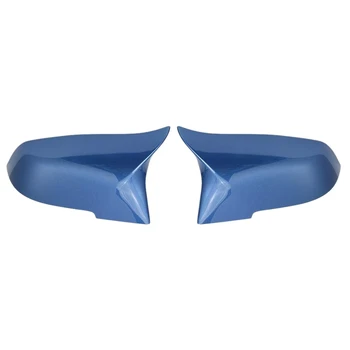 

1 Pair Blue Car Rear View Mirror Cover Cap For Bmw F20 F22 F30 F31 F32 F33 F36 F34 F35 Side Mirror Cover Trim 51167292745 511672