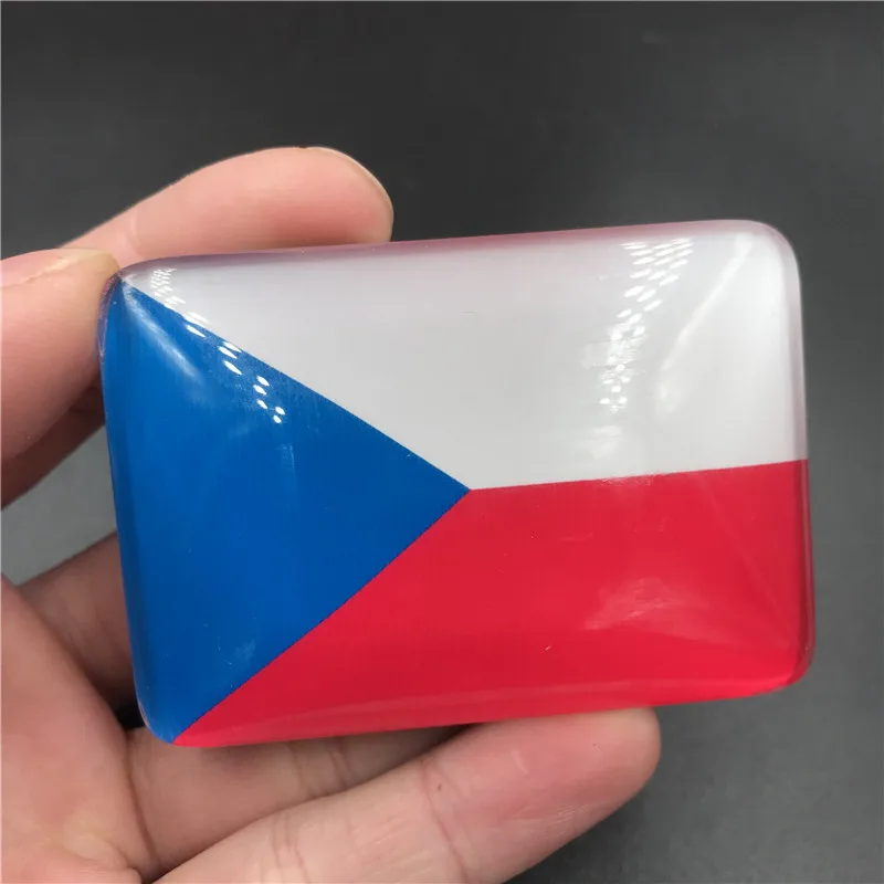 Czech Republic Креативные флаги мира магниты на холодильник для дома кухонные украшения кристалл Испания США Бразилия Норвегия магнитная наклейка на холодильник - Цвет: Czech Republic