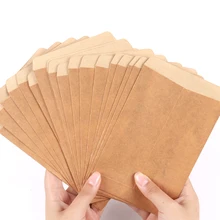 10 Pçs/lote Clássica Kraft Envelopes de Papel Em Branco Envelope Envelope Do Convite de Casamento Presente Decorativo DIY