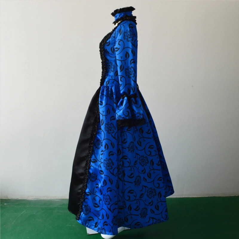 Victoriaanse jurk voor dames, met hoepel-kerstjurk voor dames, party, vintage jurken, middeleeuwse jurken, renaissance, cosplay, jurk, Victoriaanse jurk, flare mouwen, schoudervrij, met korset