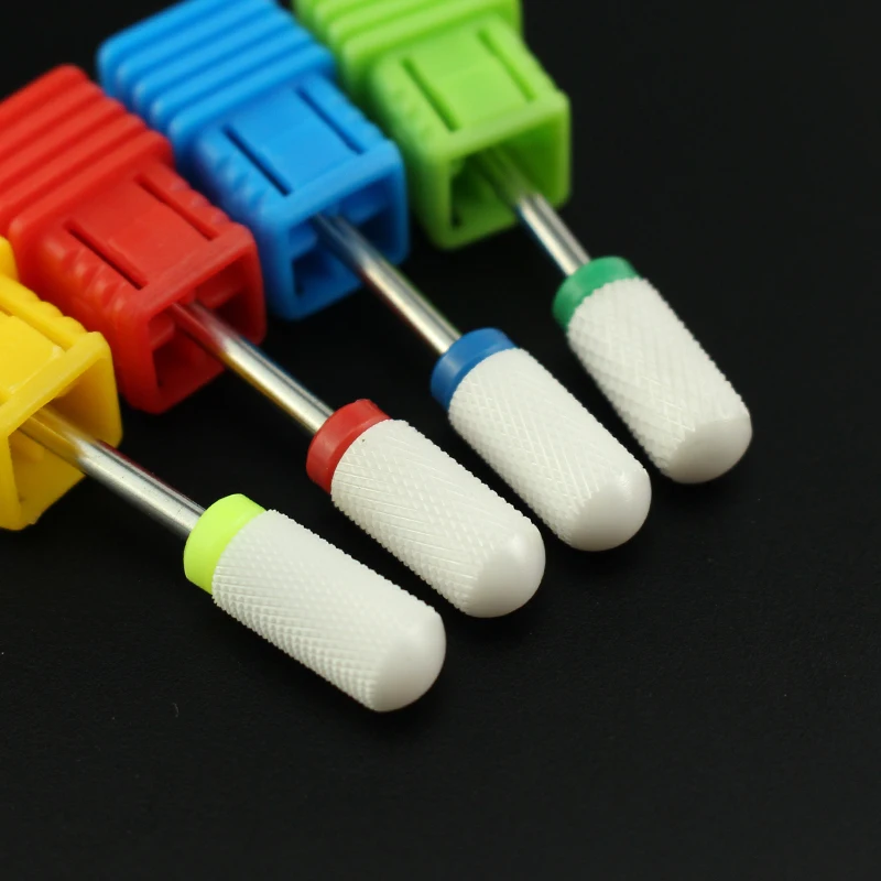 1 шт. керамические сверла для ногтей вращающаяся фреза аппарат чистки маникюрный