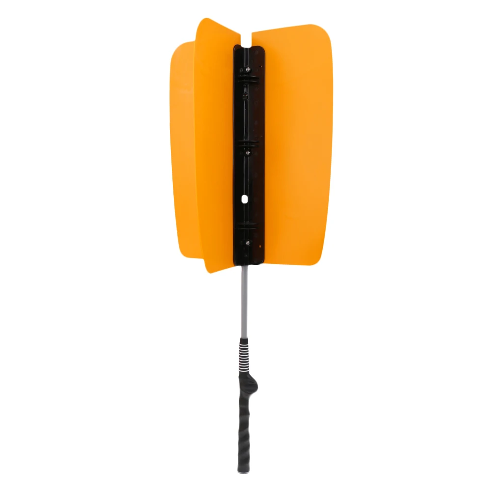 Quality Warm-up Golf Swing Power Fan Trainers Great Golf Trainning Aid Practice Guide Orange
