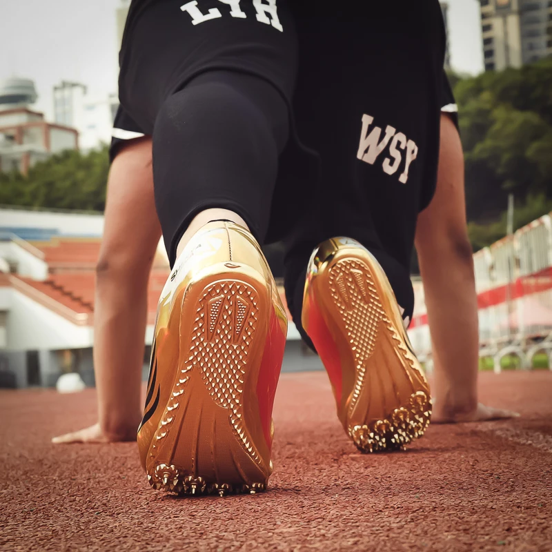 Обувь для трека и поля для мужчин и женщин, тренировочная спортивная обувь с шипами, Профессиональная беговая Беговая беговая Обувь, мягкая обувь для прыжков, кроссовки 35-45