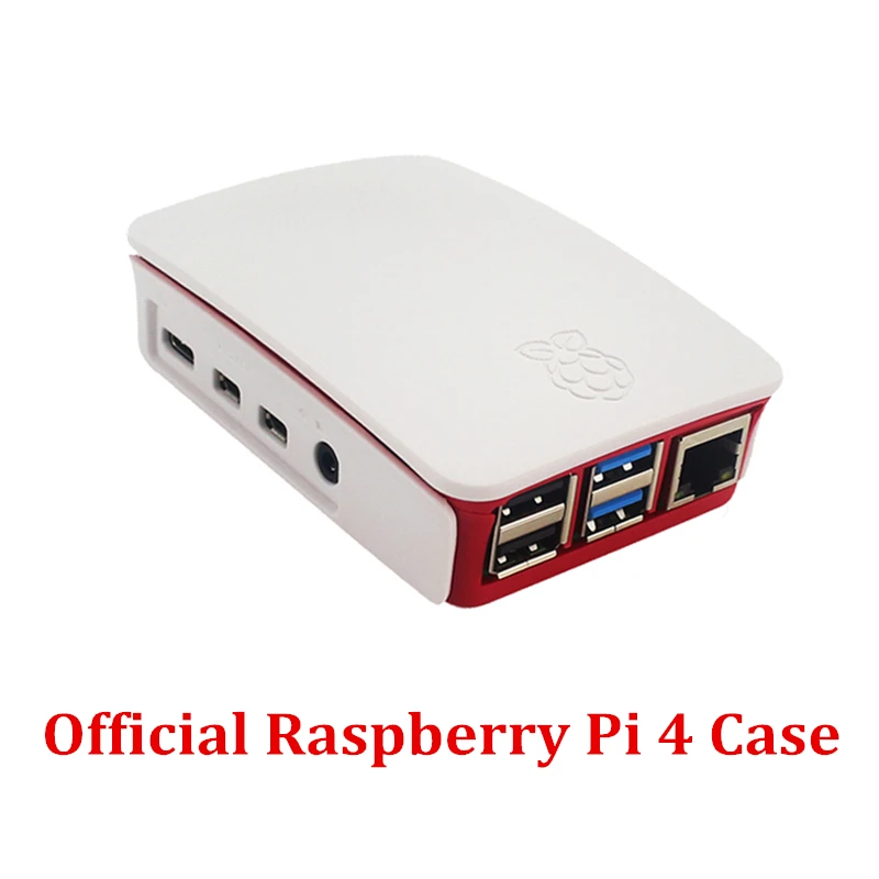 

Raspberry Pi 4 Official Case ABS material Red and White Shell for RPi 4 Model B