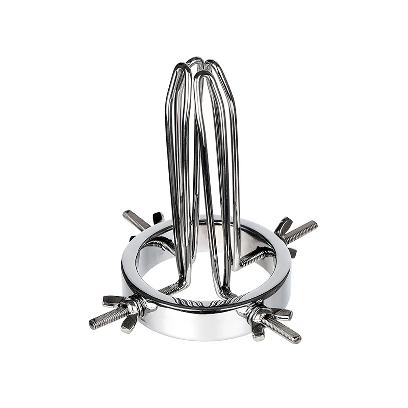 Extreme Anal Vaginal Dilator Speculum Mirror Adult Metal Anus Pussy SM toy For Woman utt Expansion Device |