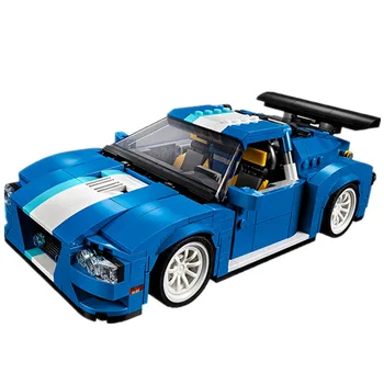 

City Creator 3 in 1 Turbo Track Racer Building Blocks Sets Kits Bricks Classic Model Kids Toys