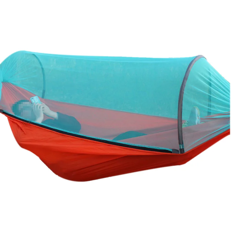 

Outdoor Equipment Camping Hammock With Mosquito Nets Automatic Speed Open Anti-Mosquito Double Hammocks Hammock Tent Bundled Wit