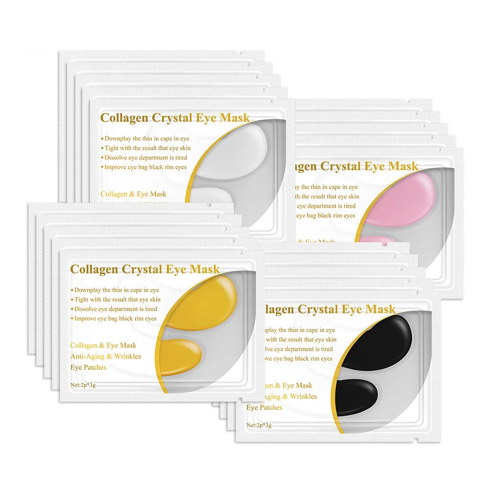 4Pair LANBENA Eye Mask 24K Gold Collagen Eyes Mask Patch Anti Aging Dark Circle Wrinkle Puffiness 5