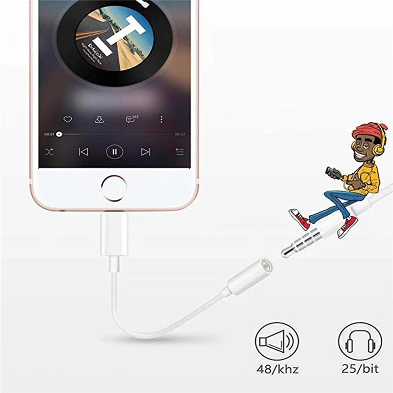8Pin до 3,5 мм гарнитура наушники аудио для Apple IPhone XR XS Max X 8 7 Plus игровая Музыкальная гарнитура наушники ухо телефоны