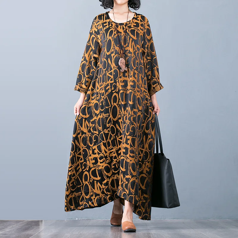 2019 Herfst Kleding Nieuwe Stijl Echte Zijde Jacquard Mid-lengte Veelzijdige Base Lange Rokken een Versie Losse En Plus -sized Een Stuk 2019 Herfst Kleding Nieuwe Stijl Echte Zijde Jacquard Mid-lengte Veelzijdige Base Lange Rokken een Versie Losse En Plus -sized Een Stuk